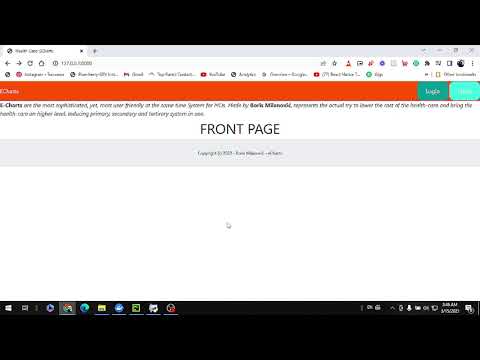 Python - Django FW : eCharts for HealthCare (SAMPLE)