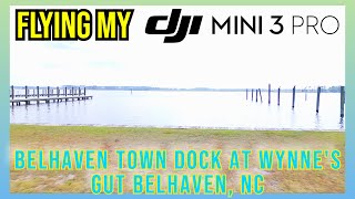 Drone footage with DJI Mini 3 Pro @ Belhaven Town Dock @ Wynne's Gut Belhaven, NC. Hope You Enjoy!