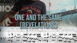 One and the Same - Audioslave (basscover + TABS) (tablature to play on video)