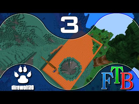 FTB DireWolf20 1.7 ~ Ep 3 ~ Place To Call Home! (60 fps)
