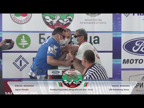BULGARIAN NATIONAL ARMWRESTLING CHAMPIONSHIP 2021 FINALS AND AWARDS LEFT ARM
