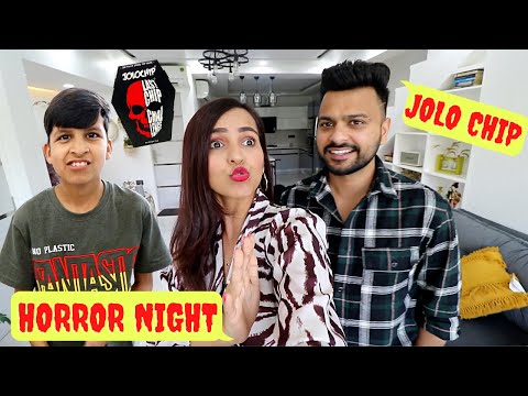 Piyush VS Prerna JOLO CHIP CHALLENGE || REAL HORROR STORY