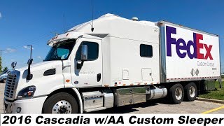 2016 Cascadia w/ an AA Custom Sleeper Truck Tour