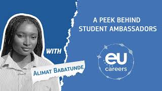 A peek behind EU Careers Student Ambassadors: Episode 2