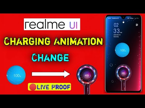 How to Change Charging Animation Realme Ui | Realme Charging Animation Change Android 10