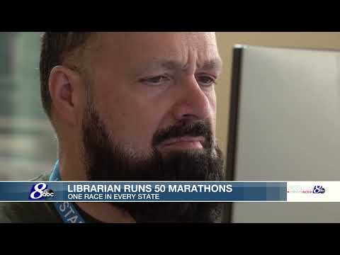 Lexington Public Library's Dale Buettner's Runs 50 Marathons in all 50 States on KOLO (Reno, NV)