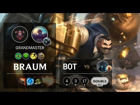 Braum Bot vs Kalista - BR Grandmaster Patch 10.7