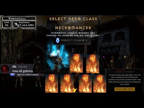 PD2 | Fire Golem Build | S11  Dad Mode! Super Fast Super Casual!