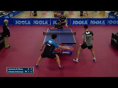 2018 JOOLA LA OPEN - Doubles Final - T. Apolonia & E. Wang vs T. Arinobu & R. Kanoya (Highlights)