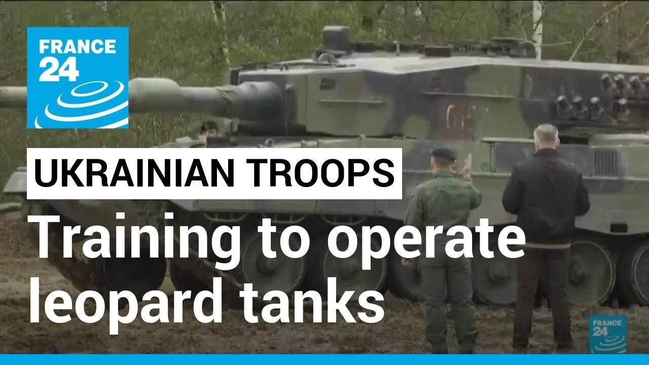 Ukrainian troops being trained to operate leopard tanks â€¢ FRANCE 24 English - YouTube