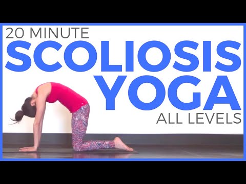 20 minute Yoga for SCOLIOSIS Stretch & Strengthen