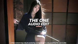 The One (tiktok version) - Jorja Smith [edit audio]