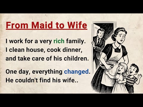 Learn English through Stories Level 3 ⭐ From Maid to Wife - Graded Reader | English Audio Podcast