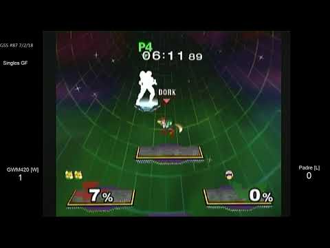 GSS 87 SSBM - GWM420 [W] (Fox) vs. Padre [L] (C. Falcon) - Melee GF
