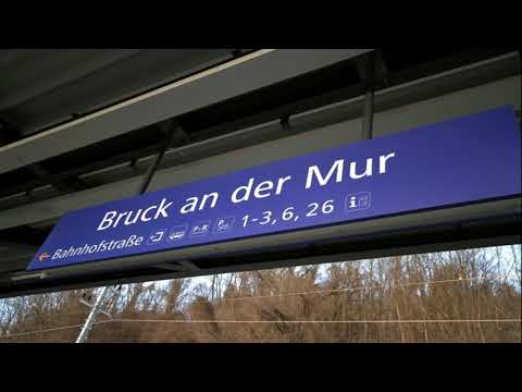 ÖBB Bahnhofsansagen in Bruck an der Mur (Chris Lohner neu) Teil 1