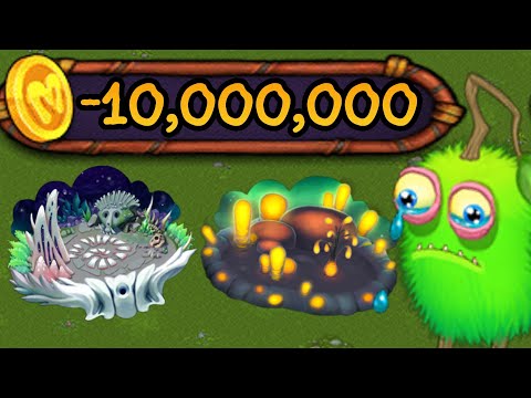 I spent over 10 MILLION Coins... My First Wubbox Part 3 - My Singing Monsters