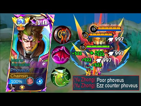 PHOVEUS NEW BUFF LIFESTEAL & BRUTAL DAMAGE BUILD! The best abnormal to dominate !?-MLBB