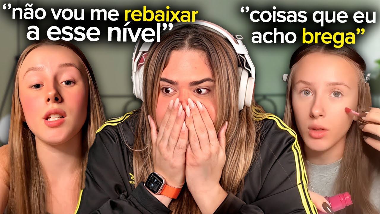 NÃO GOSTOU DO MEU REACT E VEIO ME ESCULACHAR