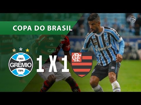 GRÊMIO 1 X 1 FLAMENGO - GOLS - 01/08 - COPA DO BRASIL 2018