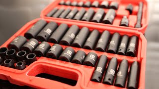 LLNDEI 3/8 Drive Impact Socket Set SAE and Metric