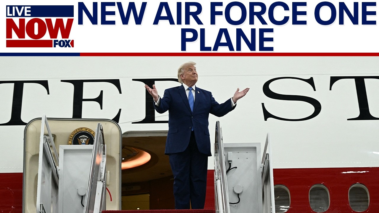 WATCH: Trump unveils new Air Force One plane at Joint Base Andrews