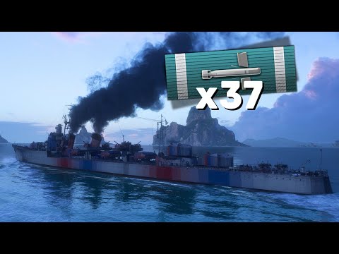 Super Destroyer lands 615K damage in Operation mode