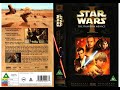 Original VHS Opening And Closing To Star Wars The Phantom Menace UK VHS Tape