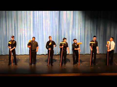 Mandeville HIgh School Skipper Band - Spring Concert 2016 - Broom Percussion