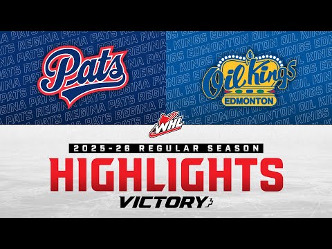 Regina Pats at Edmonton OIl Kings 10/25 | WHL Highlights 2025-26