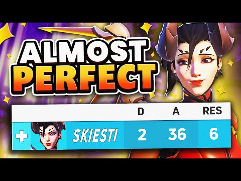 An ALMOST PERFECT TOP 500 Mercy Game in Overwatch 2!