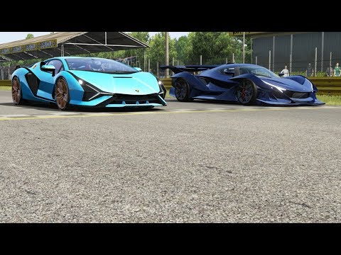 Lamborghini Sian vs Apollo Intensa Emozione at Monza Full Course