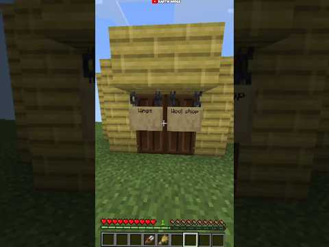 Kartik Wings - I opened my new shop in Minecraft!!#shorts#minecraft