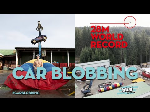 Car Blobbing - Extreme Stunt 28m Height