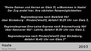 Bahnhofsansagen-Mix 2000-2004