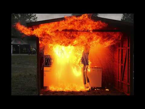 Demonstration einer Fettexplosion