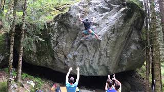 Video thumbnail: Barba Bianca, 7c. Bagni di Masino