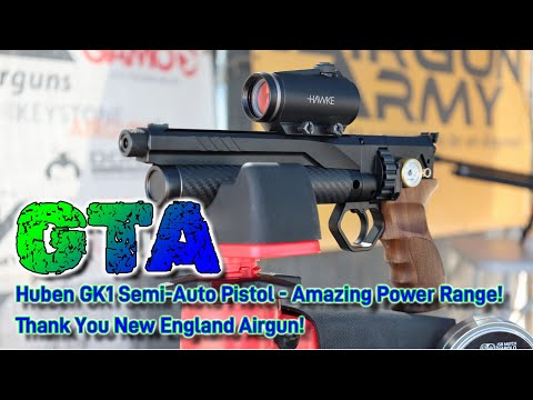 Huben GK1 Semi-Automatic Pistol - Power Adjustable from 550 to 1050 FPS (AND MORE!) We Test It!