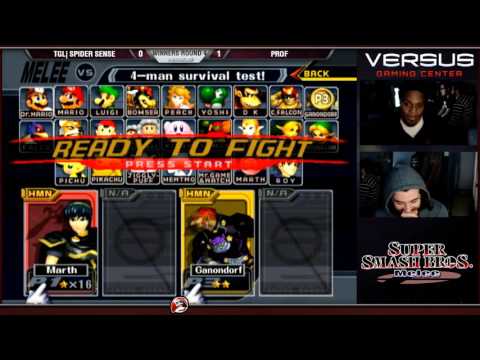 VS Weekly 3/13/16 - Winners R4 - Pwof (Marth) vs TGL|Spider Sense (Ganon) - Melee