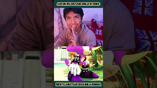 NINJA SONIC TERKENA JUTSU MENJADI ES BATU  #sonic #sonicgenerations #shorts