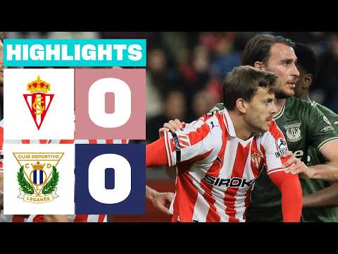 REAL SPORTING 0 - 0 CD LEGANÉS | RESUMEN LALIGA HYPERMOTION