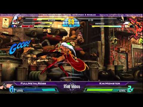 Epic Khaos April - MvC3 Singles - FullMetalRoss vs KikiMonster