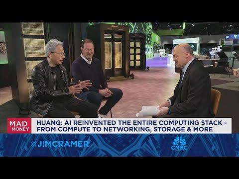 Cisco CEO Chuck Robbins and Nvidia CEO Jensen Huang sit down with Jim Cramer thumbnail
