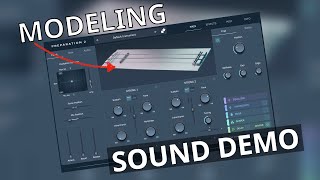 Video thumbnail for Physical Audio Preparation 2 Sound Demo, A Physical Modeling Synthesizer Like No Other by SYNTH ANATOMY