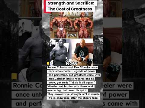 Ronnie Coleman and Flex Wheeler were once untouchable legends #ronniecoleman #flexwheeler #mrolympia