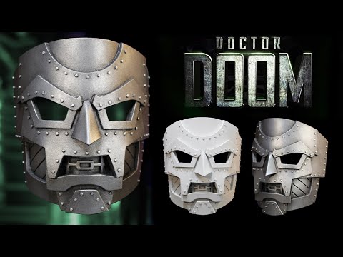 How to Make a Dr DOOM Mask - Free Foam Templates - Marvel Doctor Doom Cosplay Doomsday