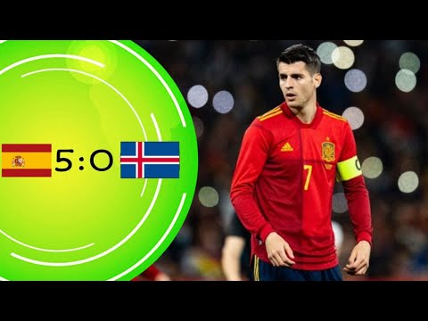Spain vs Iceland 5-0 - All Gоals & Extеndеd Hіghlіghts - 2022