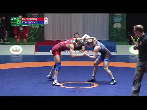 Final 5-6 WW - 50 kg: J. MACDONALD (CAN) v. K. STANKEVICH (BLR)