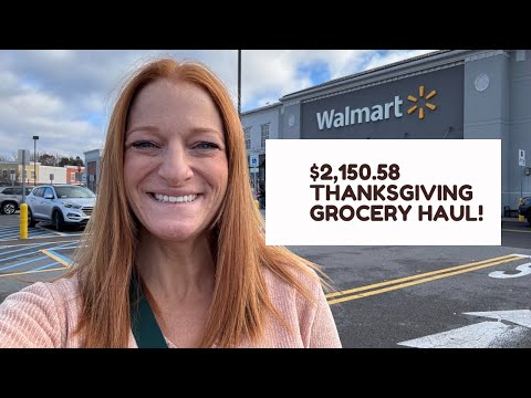 $2,150.58 THANKSGIVING GROCERY HAUL!