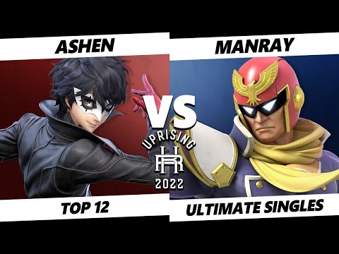Uprising 2022 Top 12 - Ashen (Joker) Vs. ManRay (Captain Falcon) SSBU Ultimate Tournament