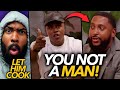 "YOU NOT A MAN" Man RAGE QUITS In HEATED Debate And It GOES LEFT!